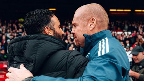 Sean Dyche and Ruben Amorim