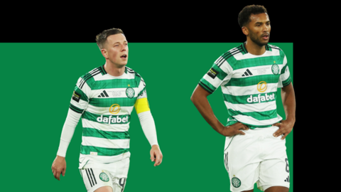 Celtic players Callum McGregor and Auston Trusty