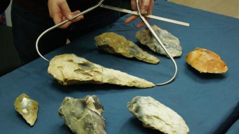 Early prehistoric stone tools