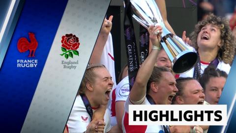 England's women lift the 6 nation 