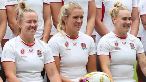 England women's rugby World Cup shirt