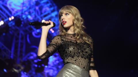 Taylor Swift performs at BBC Radio 1's Teen Awards in Wembley Arena