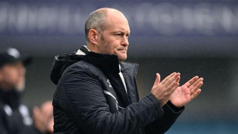 Millwall manager Alex Neil watches his side lose to Oxford United