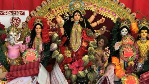 Goddess Durga idol