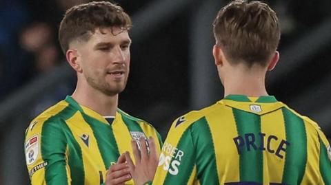 West Brom celebrate scoring