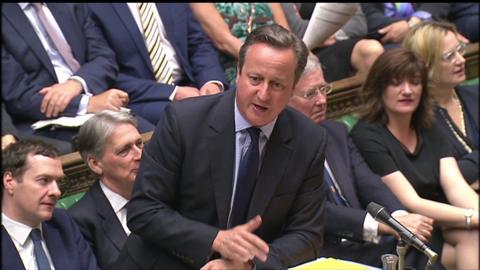 David Cameron at PMQs