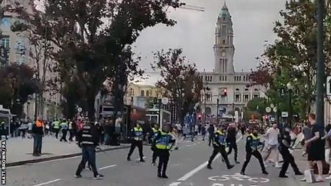 England fans in Porto