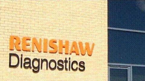 Renishaw Diagnostics sign