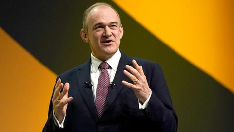 Liberal Democrat leader Sir Ed Davey