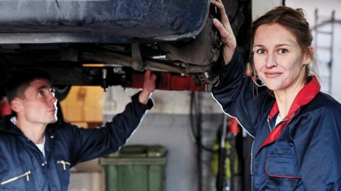 Woman mechanic