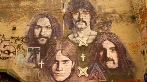 Mural of Black Sabbath