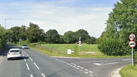 A581 Southport Road And Ulnes Walton Lane Junction