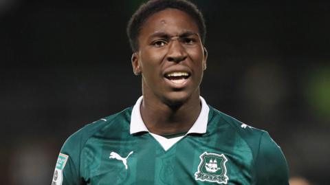 Bim Pepple pictured playing for Plymouth