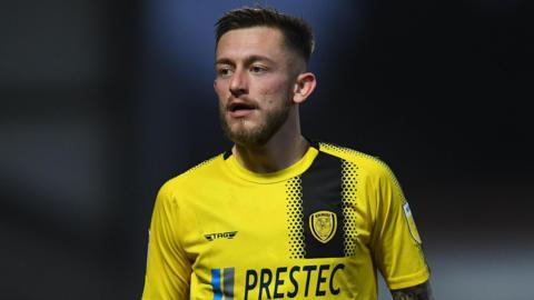 Charlie Lakin in action for Burton Albion