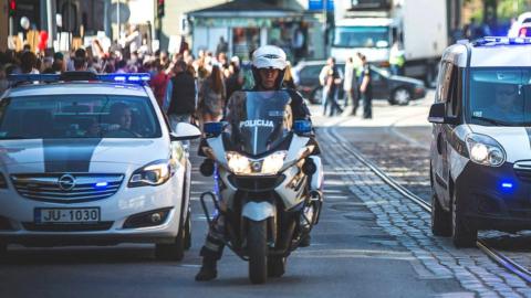 Latvian police (Facebook pic)
