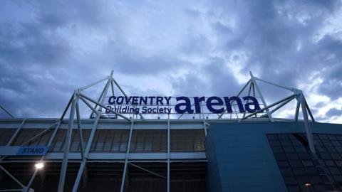 Outside shot of the Coventry Building Society Arena