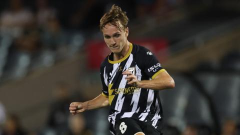 Jake Hollman in action for Australian A-League side Macarthur FC