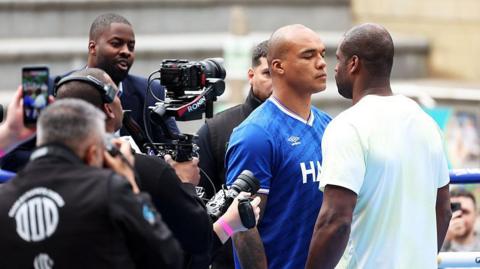 Fabio Wardley faces off with Daniel Dubois