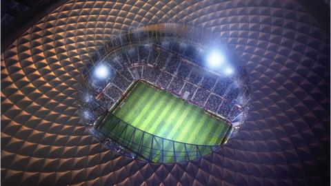 Lusail Stadium birds eye view