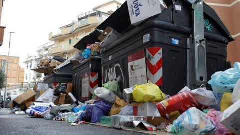 rome rubbish