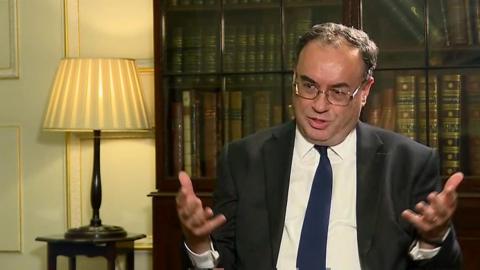 Bank of England Governor Andrew Bailey