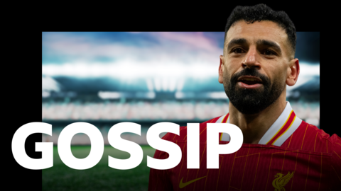 Liverpool's Mohamed Salah in the Gossip graphic