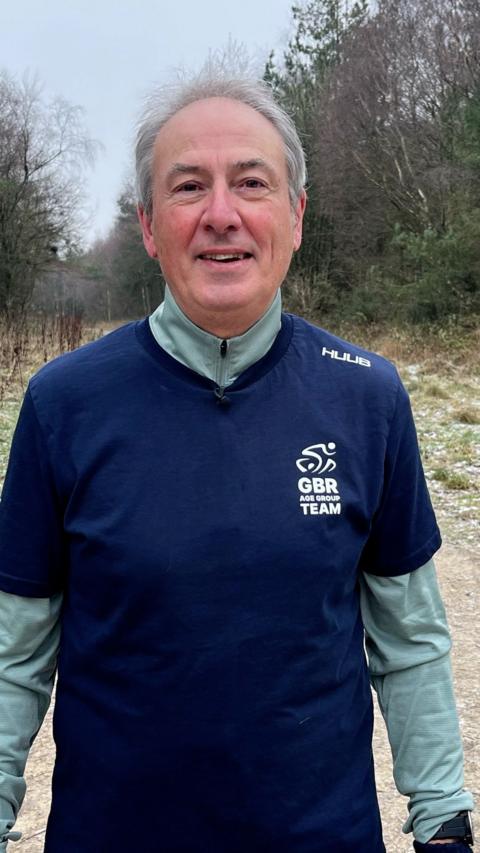 Mark Burtonshaw pictured in training kit outdoors