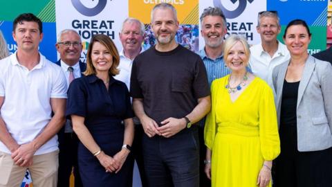 A gathering of regional mayors from across the north of England in Sheffield
