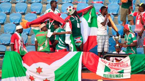 Burundian football fans