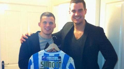 Jordan Sinnott with his brother Tom