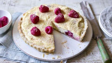 A raspberry tart.