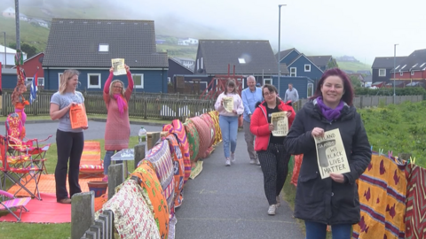 Shetland BLM protest