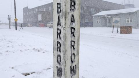 signpost for Barrow