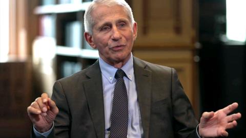 Fauci talks to the BBC