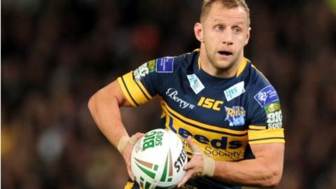 Rob Burrow - playing for Leeds Rhinos