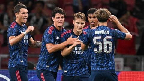 Arsenal celebrate