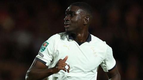 Jesse Debrah in action for Port Vale