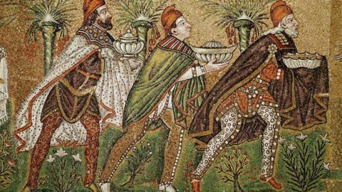 The Three Kings in the Basilica of Sant'Apollinare Nuovo Ravenna