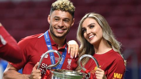 Alex Oxlade-Chamberlain and Perrie Edwards