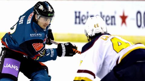 The Belfast Giants in action against Guildford Flames