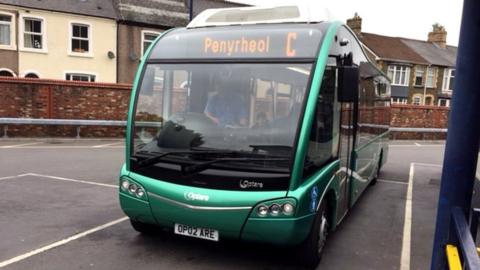 Stagecoach electric bus on trial in Caerphilly county