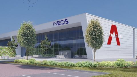 Artistic impression of the plant to be built