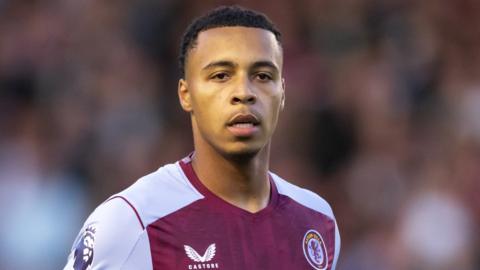 Cameron Archer in action for Aston Villa in a pre-season friendly against Lazio in August.