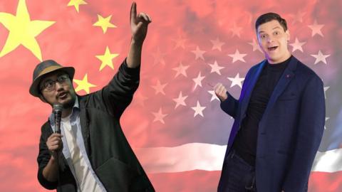 Comedians Jesse Appell in the United States and Tony Chou in China caught up online during the pandemic.