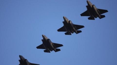 Four RAF F-35s