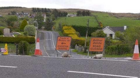 Diversions on the Mountain Road between Buncrana and Carndonagh