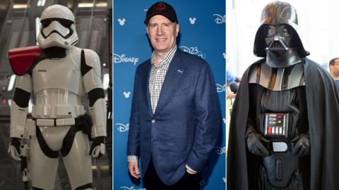 Stormtrooper, Kevin Feige and Darth Vader