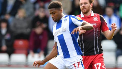 Salford City midfelder Ossama Ashley, pictured playing for Colchester