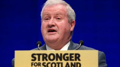 Ian Blackford has denied he was pushed out of his role as SNP Westminster leader.