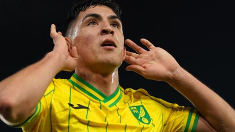 Chilean midfielder Marcelino Nunez had previously only scored one goal for Norwich City